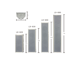 LD-6系列 中型全天候铝合金音柱